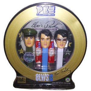 Elvis Presley PEZ Gift Collector Set with CD Limited Edition Sealed NOS 2007